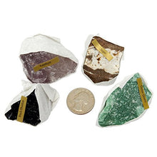 Load image into Gallery viewer, Natural Gemstone Mix 1.5-2 lbs Full Box Approx. 10-15 Pieces - Mixed Gemstone Clusters - Rough Stones Crystals
