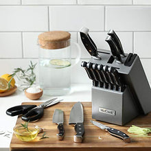 Load image into Gallery viewer, McCook MC25A Knife Sets,15 Pieces German Stainless Steel Kitchen Knife Block Set with Built-in Sharpener
