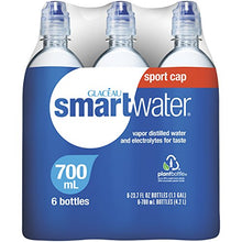 Load image into Gallery viewer, smartwater Sport Cap, 23.7 Fluid Ounce (Pack of 6)

