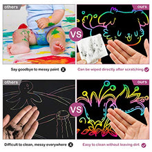 Load image into Gallery viewer, pigipigi Rainbow Scratch Paper Art - 109 Pcs Magic Scratch Off Craft Kit for Kids Color Drawing Note Pad Supply for Children Girls Boys DIY Party Favor Game Activity Birthday Christmas Toy Gift Set
