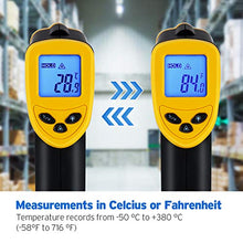 Load image into Gallery viewer, Etekcity Infrared Thermometer 774 (Not for Human) Temperature Gun Non-Contact Digital Laser Thermometer-58℉ to 716℉ (-50 to 380℃), Standard Size, Black
