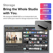 Load image into Gallery viewer, TECLAST F7 Plus2 14” Laptop Computer, 8GB RAM 256GB SSD Windows Laptop Up to 2.6GHz Intel N4120, 1920x1080 FHD Display, Lightweight Windows 10 Laptop 2.4G+5G WiFi Bluetooth USB3.0 Mini-HDMI Zoom Study
