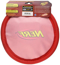 Load image into Gallery viewer, Nerf Dog Nylon Flyer Dog Toy, Frisbee, Lightweight, Durable and Water Resistant, Great for Beach and Pool, 9 inch diameter, for Medium/Large Breeds, Single Unit, Red
