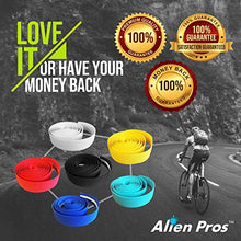 Load image into Gallery viewer, Alien Pros Bike Handlebar Tape EVA (Set of 2) Bianchi Green - Enhance Your Bike Grip with These Bicycle Handle bar Tape - Wrap Your Bike for an Awesome Comfortable Ride (Set of 2, Green)
