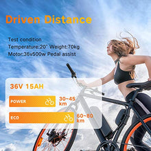 Load image into Gallery viewer, X-go Ebike Battery 48V/36V 13AH/10AH Lithium ion Battery with Charger, USB Port, Electric Bike Battery for 500W/1000W Bike Motor Black (36V 15AH 500W)
