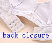 Load image into Gallery viewer, MANJIAMEI Women Teen Girls Thin Cotton Breathable Sports Bra Wire Free Push up Running A-Cup Bra Solid 3 Pack 32
