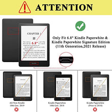 Load image into Gallery viewer, Soke Case for Kindle Paperwhite (11th Generation-2021 Release Only), Premium Fabric Cover with Auto Wake/Sleep &amp; Multi-Viewing Angles for 6.8" Kindle Paperwhite &amp; Signature Edition E-Reader, Black
