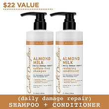 Load image into Gallery viewer, Carol’s Daughter Almond Milk Daily Damage Repair Shampoo and Conditioner Set For Damaged Hair, Shampoo and Restoring Hair Conditioner with Shea and Aloe (Packaging May Vary)
