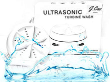 Load image into Gallery viewer, Mini Washing Machine - Portable Ultrasonic Waves, Bi Directional Rotating Compact Turbine, Bubbler- Sterilizes and Removes Dirt, Turbo Washer for Travel, Business, Apartment, Personal Laundry, 
