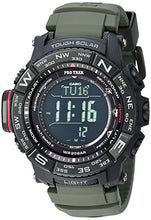 Load image into Gallery viewer, Casio Men's Pro Trek Stainless Steel Quartz Watch with Resin Strap, Black, 20.2 (Model: PRW-3510Y-8CR)
