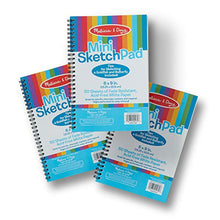 Load image into Gallery viewer, Melissa &amp; Doug Mini Sketch Pad of Paper (6 x 9 inches) - 50 Sheets, 3-Pack
