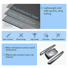 Load image into Gallery viewer, CDEFG Center Console Cover for Civic: Console Armrest Shell for 2018 2019 2020 2021 Civic Sedan Interior Accessories Arm Rest Protective Decorative Sticker Trim Carbon Fiber (3PCS)
