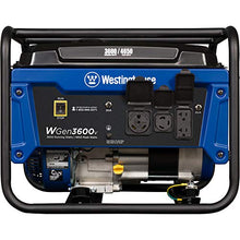 Load image into Gallery viewer, Westinghouse WGen3600v Portable Generator - 3600 Rated Watts &amp; 4650 Peak Watts - Gas Powered - CARB Compliant

