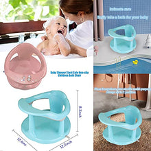 Load image into Gallery viewer, Baby Bath Seat,Baby Bath Chair, Newborn Shower Seat Bathtub Seat Cushion Children's Wrap-Around Shower Chair (6-18 Months)(White)

