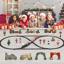 Load image into Gallery viewer, Train Set for Boys 4-7 w/ Smoke, Sounds &amp; Light, Electric Classical Steam Engine Locomotive for Toddlers 2-4, Rechargeable Model Trains Kit Toys w/ Passenger Carriage for Kids Age 3-4
