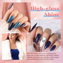 Load image into Gallery viewer, Beetles 20Pcs Gel Nail Polish Kit, with Glossy &amp; Matte Top Coat and Base Coat- Girls Night Collection Popular White Nude Gray Glitters Soak Off Gel Polish Gift for Girls Women
