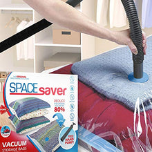 Load image into Gallery viewer, Spacesaver Premium Vacuum Storage Bags (3 x Small, 3 x Medium, 3 x Large, 3 x Jumbo) (80% More Storage Than Leading Brands) Free Hand Pump for Travel! (Variety 12 Pack)
