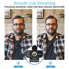Load image into Gallery viewer, W5 HD 1080P Webcam with USB Plug- Computer Camera for Video Calling and Recording, 1080p Streaming Camera, Desktop or Laptop Webcam
