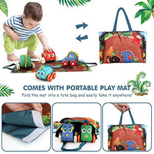 Load image into Gallery viewer, Toy Life Plush Elephant Baby Toys - Newborn Baby Musical Toys for Baby 0 to 36 Months &amp; Soft Dinosaur Pull Back Cars for Toddlers 1-3 Baby Car Toy Soft Pull Back Vehicles Dinosaur Toys for Tod
