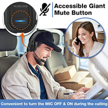 Load image into Gallery viewer, WUGEUSCH Wireless Headset With Microphone - Noise Canceling Headphones with Mic - On-Ear Earphones with USB Dongle for Office Work, Video Calling, Call Center - 32H Talk Time, Clear Audio Transmission
