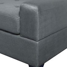 Load image into Gallery viewer, Merax Sectional Sofas 3-Seat Sofa Sectional Sofa Couches with Chaise Lounge and Ottoman for Living Room Furniture (Grey)
