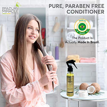 Load image into Gallery viewer, Brazilian Miracle Natural Hair Treatment with Deep Conditioning Argan and Coconut Oils, Liquid Mask Repairs Damage with Advanced Hydration, Conditions Long, Frizzy, Dry, Colored Hair 120mL
