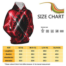 Load image into Gallery viewer, Albania Flag Print Hoodies Kids 3D Print Sweatshirts Long Sleeve Pullover Hoodies with Pocket for Teen Boys and Girls Black
