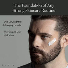 Load image into Gallery viewer, Men’s Revitalizing Face Moisturizer Balm (2 oz.): Combat Dehydration, Sun Damage, and Post Shave Irritation - Anti-Aging Korean Made Grooming for the Modern Man - Achieve Your Best Look with Lumin
