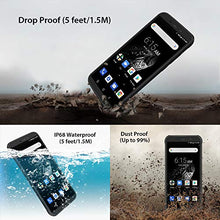 Load image into Gallery viewer, Rugged Unlocked Cell Phones, Blackview BV5500 Pro 4G Smartphones IP68 Waterproof Drop Proof, 5.5” 3GB+16GB Dual SIM [Quad Core] Android 9.0 4400mAh Battery and Face ID Mobile Phones, Black
