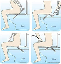 Load image into Gallery viewer, RinseWorks- All Brass Aquaus 360 Handheld Bidet Sprayer for Toilet - NSF Plumbing Code Certified for Legal Installation - Ergonomic Dual Thumb Pressure Controls- 3”-11” Spray Reach - 5 Year Warranty
