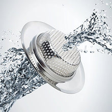 Load image into Gallery viewer, Fengbao 2PCS Kitchen Sink Strainer - Stainless Steel, Large Wide Rim 4.5" Diameter
