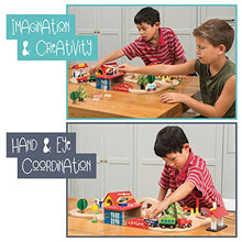 Load image into Gallery viewer, KipiPol Wooden Train Tracks Set for Kids, Toddler Boys and Girls 3, 4, 5 Years Old and Up - 69 Pieces – Premium Wood Construction Toys - Fits Thomas, Brio, IKEA, Imaginarium, Melissa and Doug
