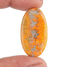Load image into Gallery viewer, Natural Bumble Bee Jasper Stone, Natural Crystal Cabochon, DIY- Jewelry Making Supply, Wire Wrapping Specimen, Chakra Healing Energy Stone, Crystals Loose Supplies (Pack of 3)
