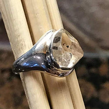 Load image into Gallery viewer, Natural Herkimer Diamond 925 Solid Sterling Silver Cluster Unisex Ring sz 6.75
