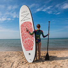 Load image into Gallery viewer, FEATH-R-LITE Inflatable Stand Up Paddle Board 10'x30''x6'' Ultra-Light (16.7lbs) SUP with Paddleboard Accessories,Three Fins,Adjustable Paddle, Pump,Backpack, Leash, Waterproof Phone Bag
