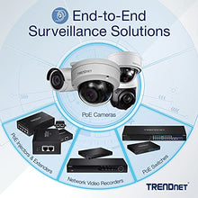 Load image into Gallery viewer, TRENDnet Indoor-Outdoor 4MP H.265 120dB WDR PoE Bullet Network Camera, IP67 Weather Rated Housing, Smart Covert IR Night Vision Up To 30m (98 ft), MicroSD Card Slot (Up to 128GB), White, TV-IP1314PI

