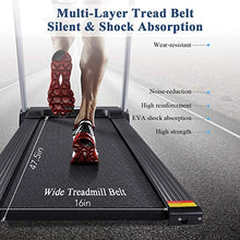 Load image into Gallery viewer, MaxKare Folding Treadmill Electric Motorized Running Machine with 15 Pre-Set Programs 2.5HP Power 8.5 MPH Max Speed White LED Display and Mobile Phone &amp; Water Bottle Holder for Indoor Exercise
