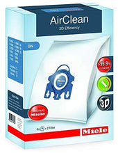 Load image into Gallery viewer, Miele GN AirClean 3D Efficiency Vacuum Cleaner Bags - 2 Boxes - Includes 8 Genuine Airclean GN Bags + 2 Genuine Super Air Clean Filter + 2 Genuine Pre-Motor Protection Filters
