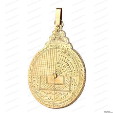 Load image into Gallery viewer, US HANDICRAFTS 10.5" Hanging Brass Arabic Astrolabe Globe Maritime Navigational Astrological Calendar Replica with Handwork.
