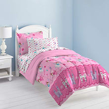 Load image into Gallery viewer, Dream Factory Magical Princess Ultra Soft Microfiber Girls Comforter Set, Pink, Twin
