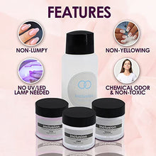 Load image into Gallery viewer, Inclusion Acrylic Nail Kit Set, Acrylic Nail Glitter Powder and Liquid Sets for Nail Art Decoration, Nail Form Tips for Acrylic Nail Xtension Kit, Professional Nail Beginners Supplies
