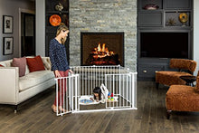 Load image into Gallery viewer, Regalo 192-Inch Double Door Super Wide Adjustable Baby Gate and Play Yard, 4-In-1, Bonus Kit, Includes 4 Pack of Wall Mounts
