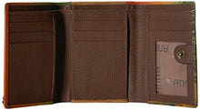 Load image into Gallery viewer, Anna by Anuschka Hand Painted Leather Women's Three Fold Wallet | Lion in Love
