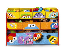 Load image into Gallery viewer, Delta Children Deluxe Multi Bin Organizer, Sesame Street
