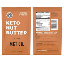 Load image into Gallery viewer, Keto Nut Butter Fat Bomb - Macadamia Low Carb Nut Butter Blend, Keto Almond Butter with MCT Oil (1oz x 10 Pack)
