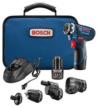 Load image into Gallery viewer, Bosch GSR12V-140FCB22 Cordless Electric Screwdriver 12V Kit - 5-In-1 Multi-Head Power Drill Set
