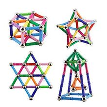 Load image into Gallery viewer, Veatree 160 Pcs Magnetic Building Sticks Blocks Toys, Magnet Educational Toys Magnetic Blocks Sticks Stacking Toys Set for Kids and Adult, Non-Toxic Building Toy 3D Puzzle with Storage Bag

