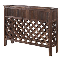Load image into Gallery viewer, Convenience Concepts Planters &amp; Potts Large Raised Patio Planter, Weathered Cedar
