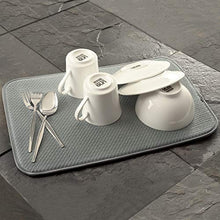 Load image into Gallery viewer, Norpro Dish Drying mat, 18" x 12", Gray
