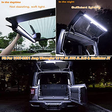 Load image into Gallery viewer, Danti Fit for Jeep Wrangler 1997-2021 TJ YJ JK JKU JL JLU &amp; Gladiator JT LED Tailgate Windshield Rear Glass Lift Gate Dome Light Bar Lighting Adjustable with Remote
